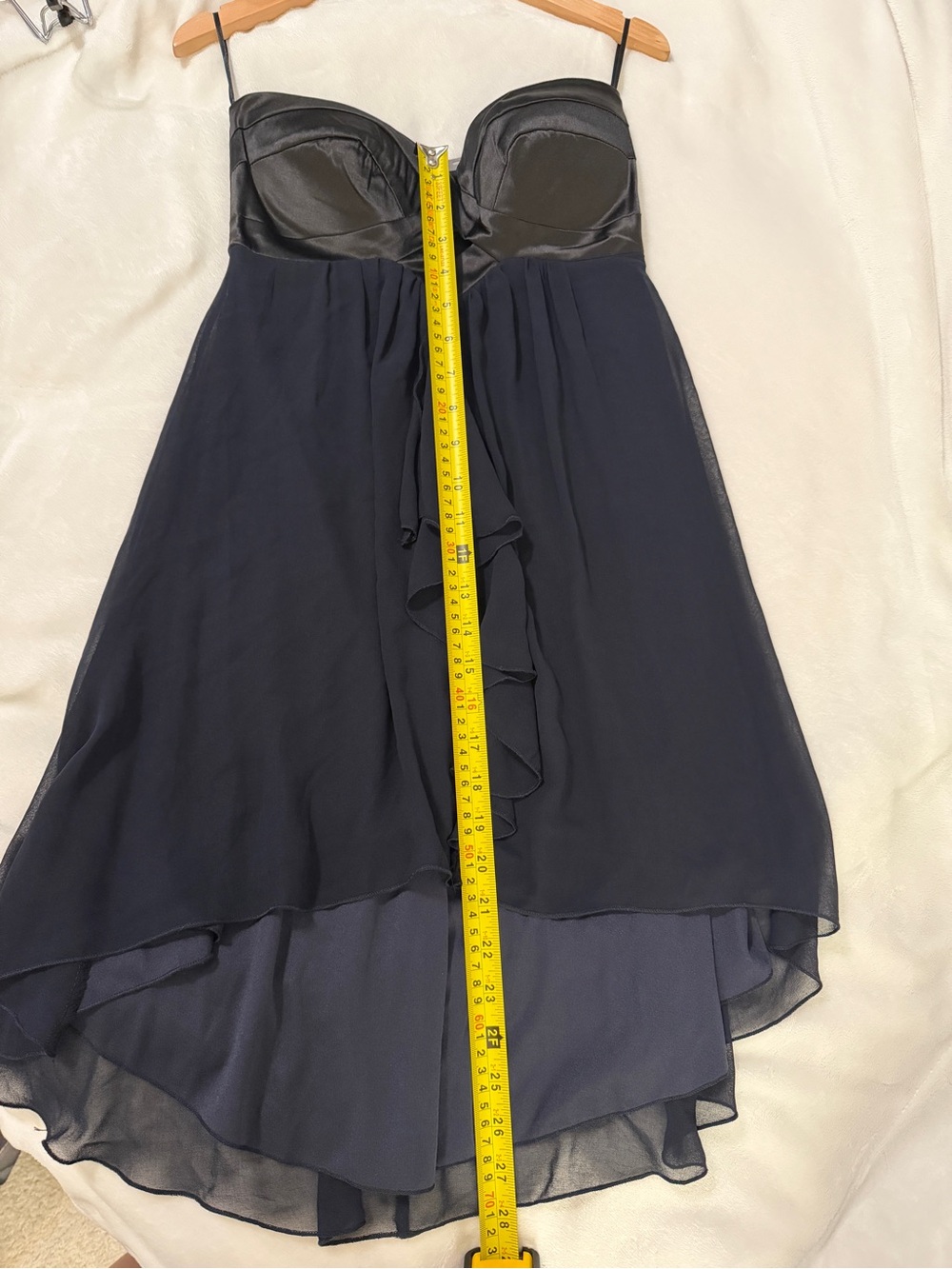 ASOS PETITE Strappy Navy and Black Cocktail Dress